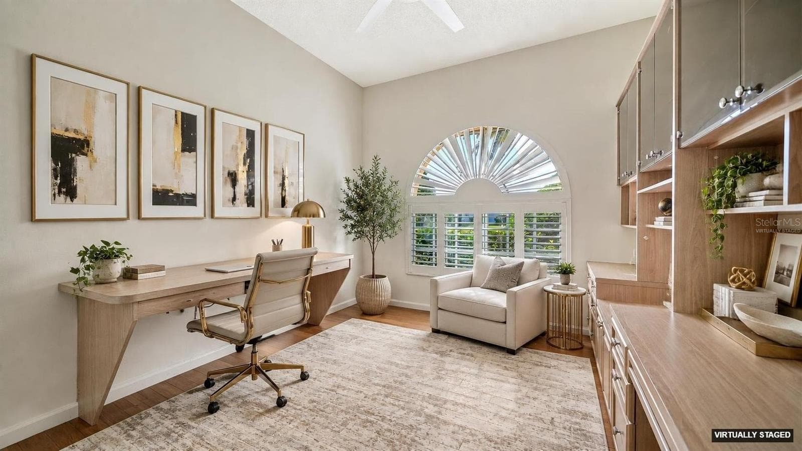 Virtually staged den/office - 9488 HAWKSMOOR LN, SARASOTA