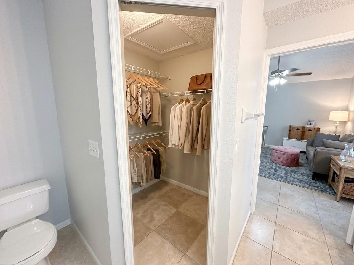 Primary bedroom spacious walk-in closet - 989 HAMLET CT, MAITLAND