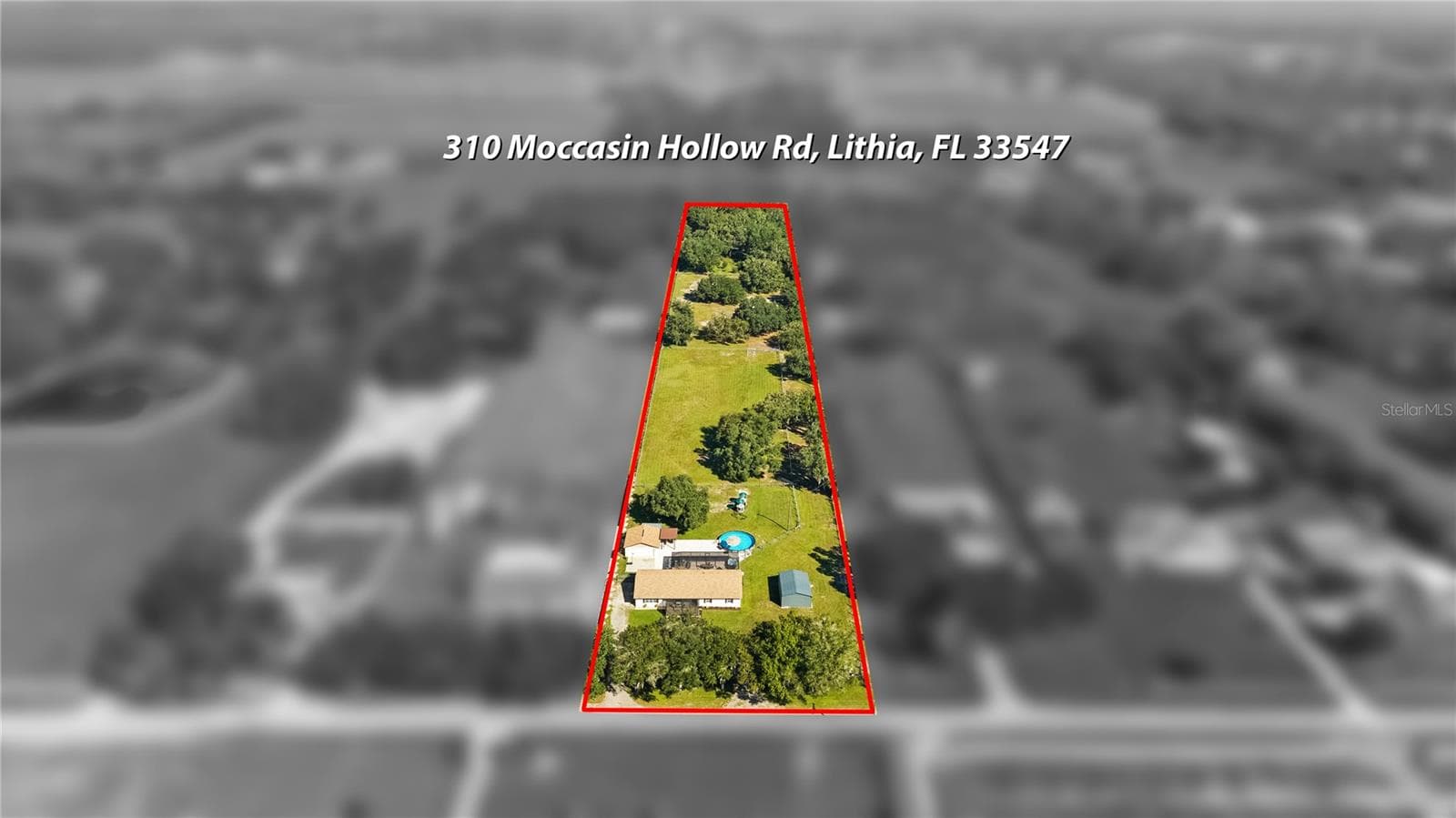 Almost 5 acres - HIGH AND DRY - 310 MOCCASIN HOLLOW RD, LITHIA
