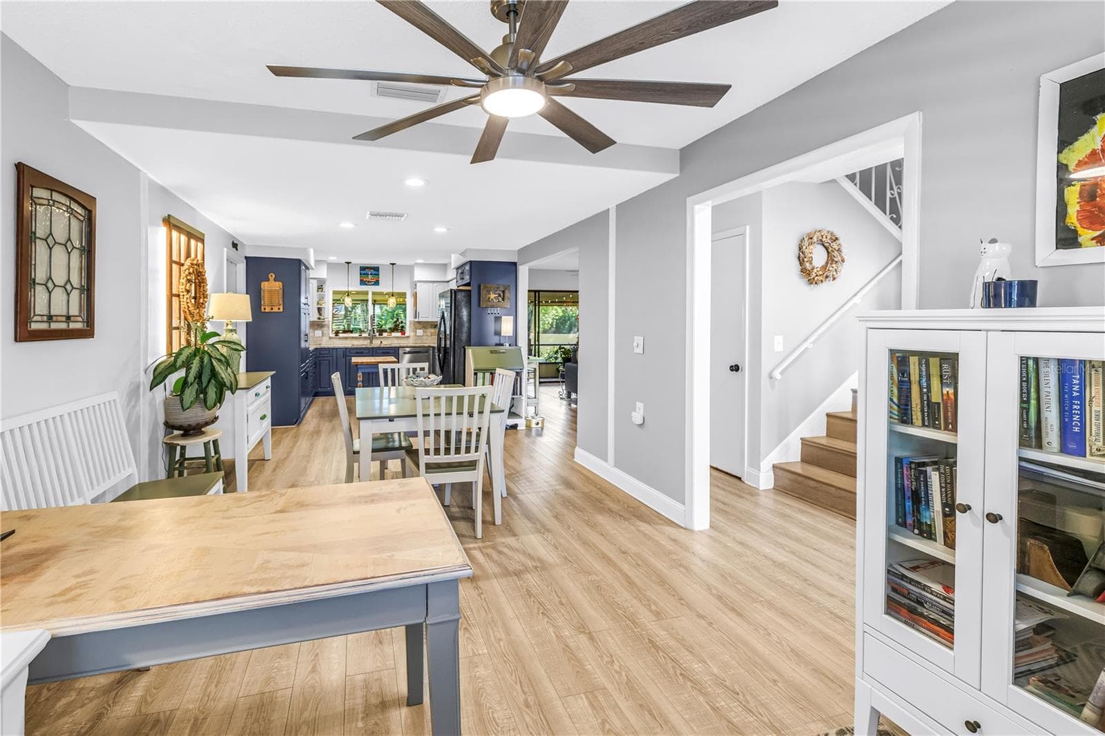 Dining Area /Office open to Kitchen - 8473 17TH ST N, ST PETERSBURG