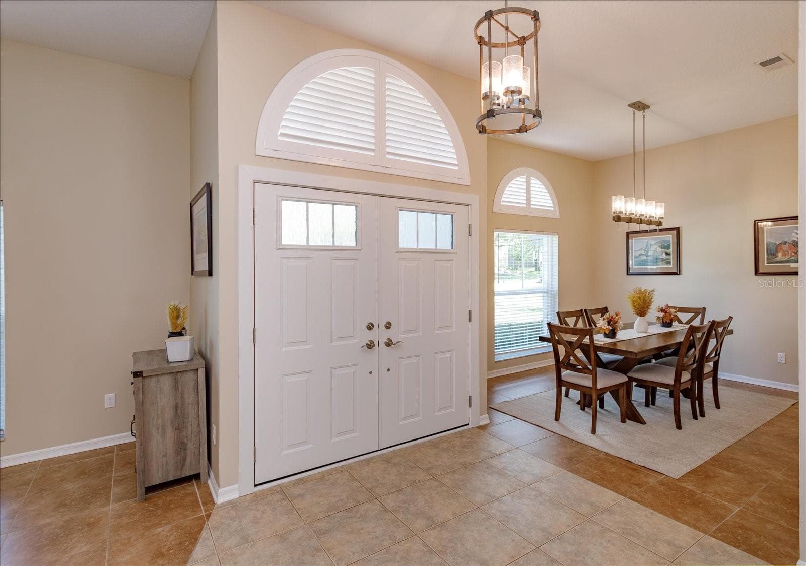 New double front doors in the foyer - 6887 HIDDEN GLADE PL, SANFORD