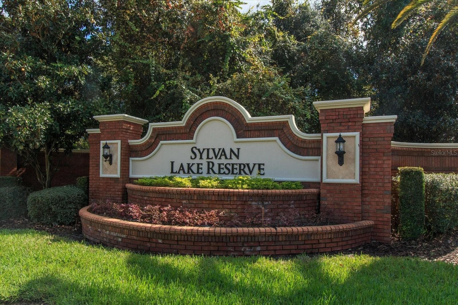 Sylvan Lake Reserve entrance from State Road 46 - 6887 HIDDEN GLADE PL, SANFORD