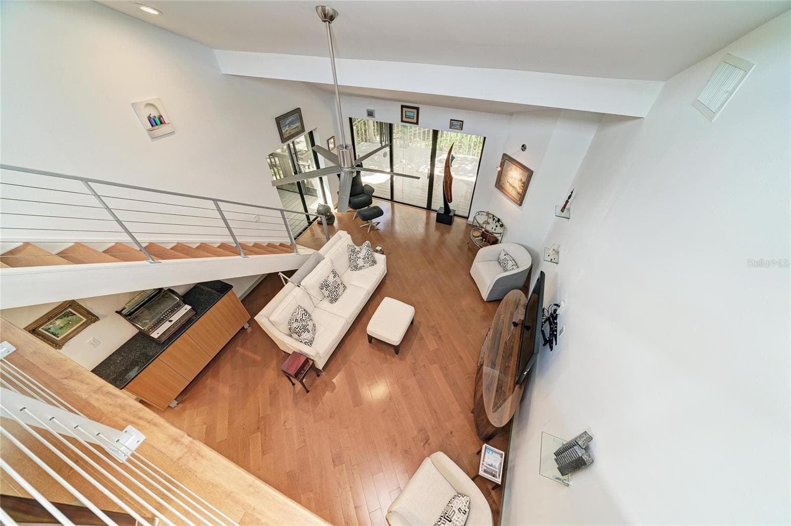 From the loft overlooking the living room - 2403 ARBORETUM CIR #29, SARASOTA