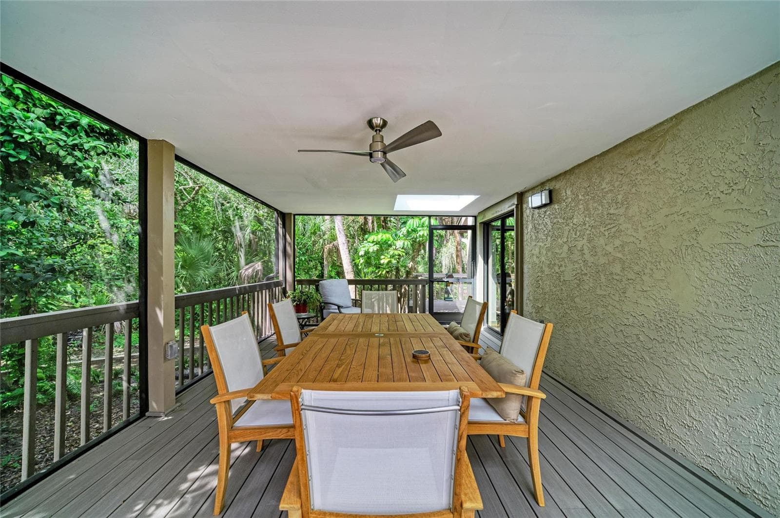 Imagine sitting out here while it's raining, listening to the rain frogs. - 2403 ARBORETUM CIR #29, SARASOTA