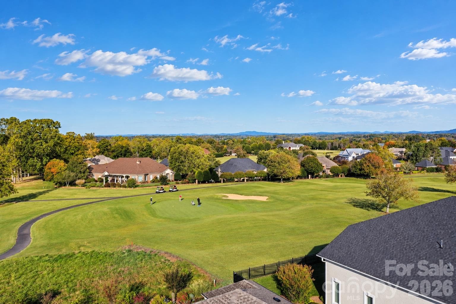 Gaze at the number 2 green on the Tom Jackson Course. - 3668 Rock Bridge Drive NE, Conover
