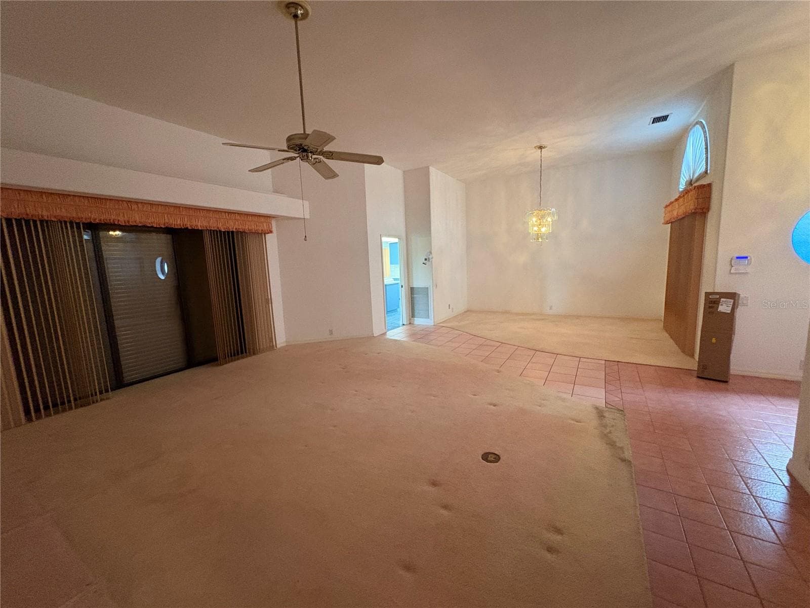Living Room and Dining Room - 4328 COUNTRY CLUB BLVD, CAPE CORAL