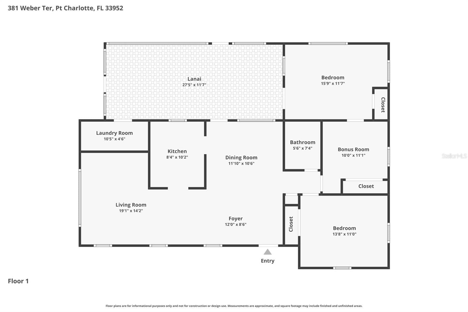 Single Family Residence at 381 WEBER TER, PORT CHARLOTTE, photo 46 of 46