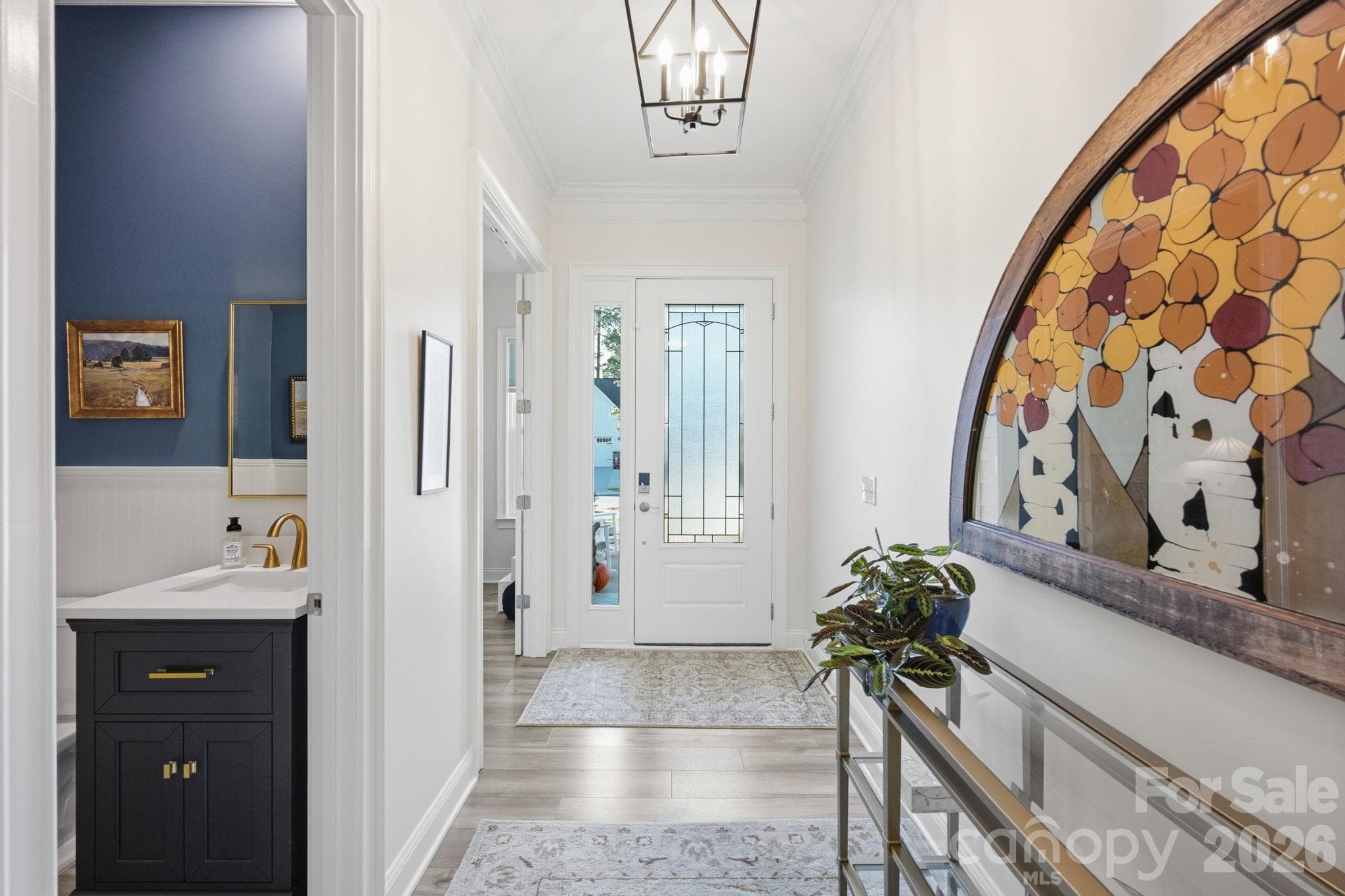 Light filled entry front hall - 4025 Pollock View, Mount Holly