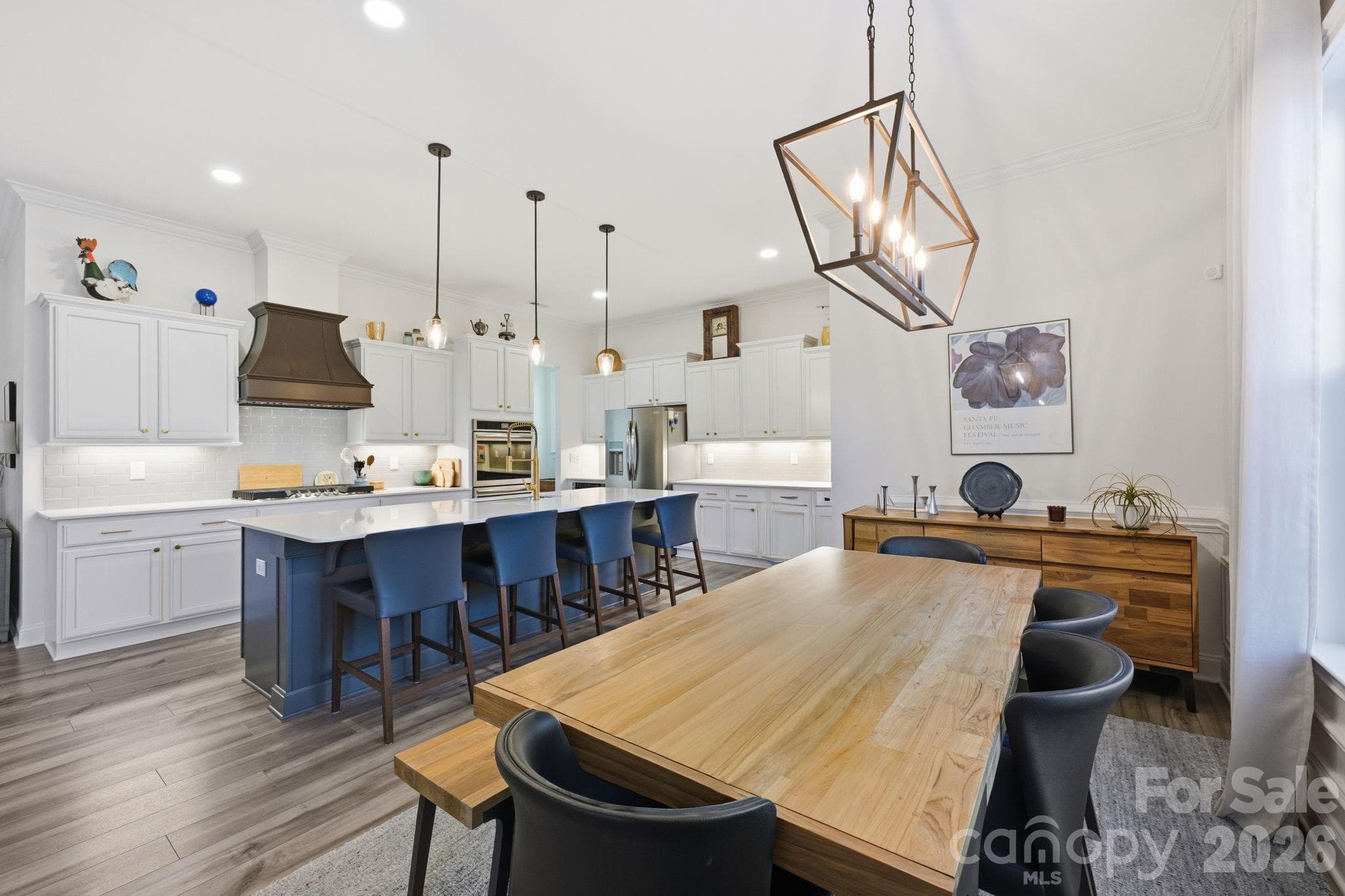 Wired under cabinet lighting brings a soft glow - 4025 Pollock View, Mount Holly