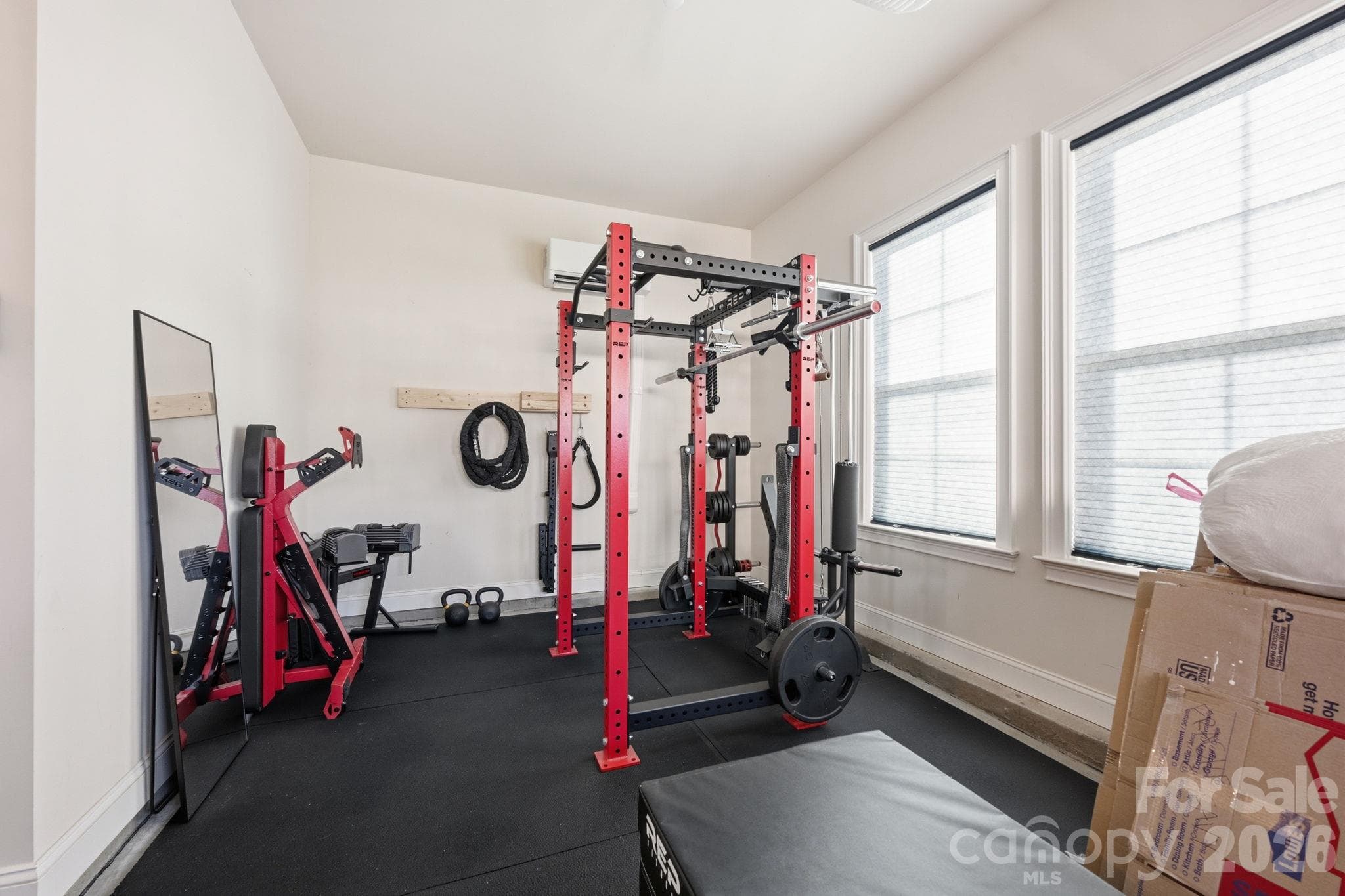 The third, side-load garage has heat and air conditioning - 4025 Pollock View, Mount Holly