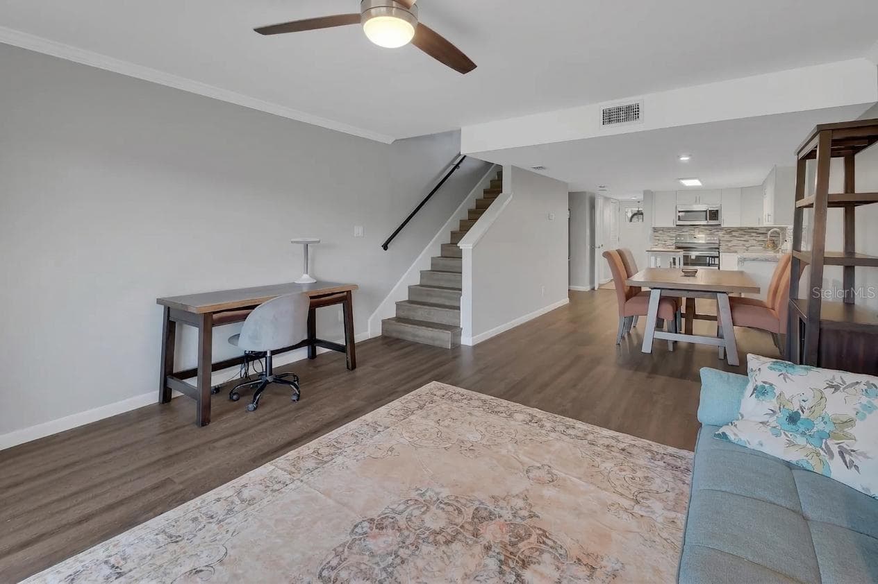 Living room long view - 2329 RIVER RIDGE RD #13, DELAND