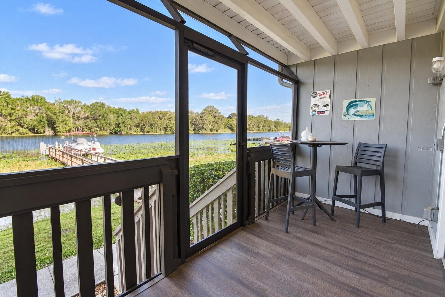 screened back porch - 2329 RIVER RIDGE RD #13, DELAND