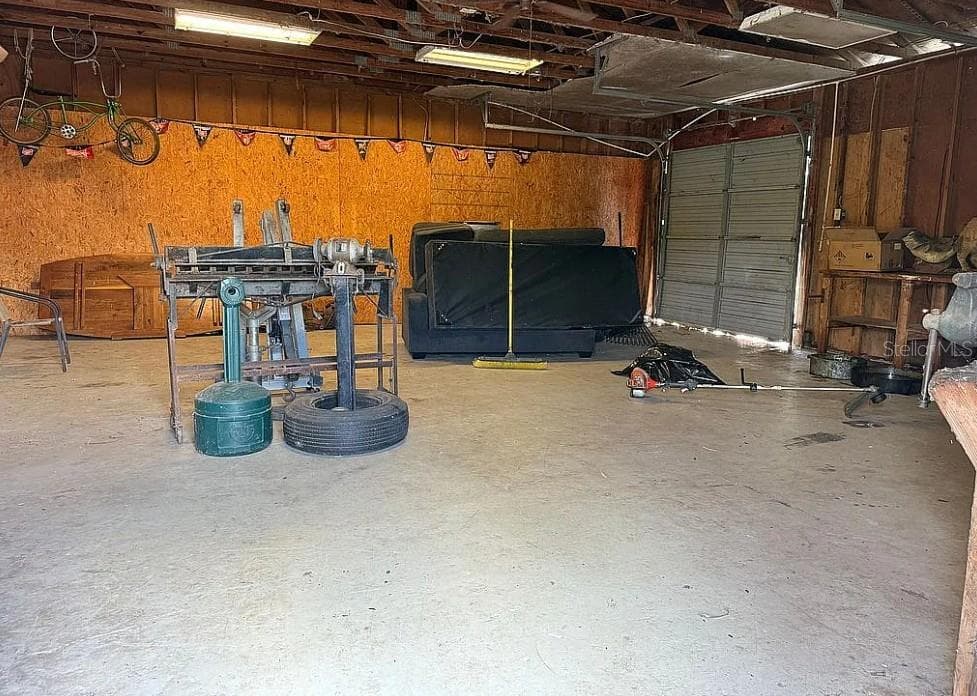 Interior of detached garage - 37740 DEERWOODS DR, EUSTIS