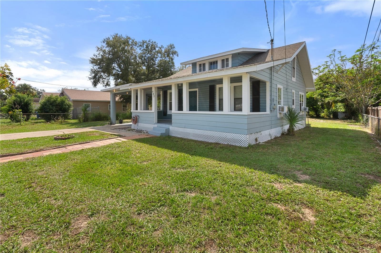 Corner front view - 403 N WETMORE ST, LAKE WALES