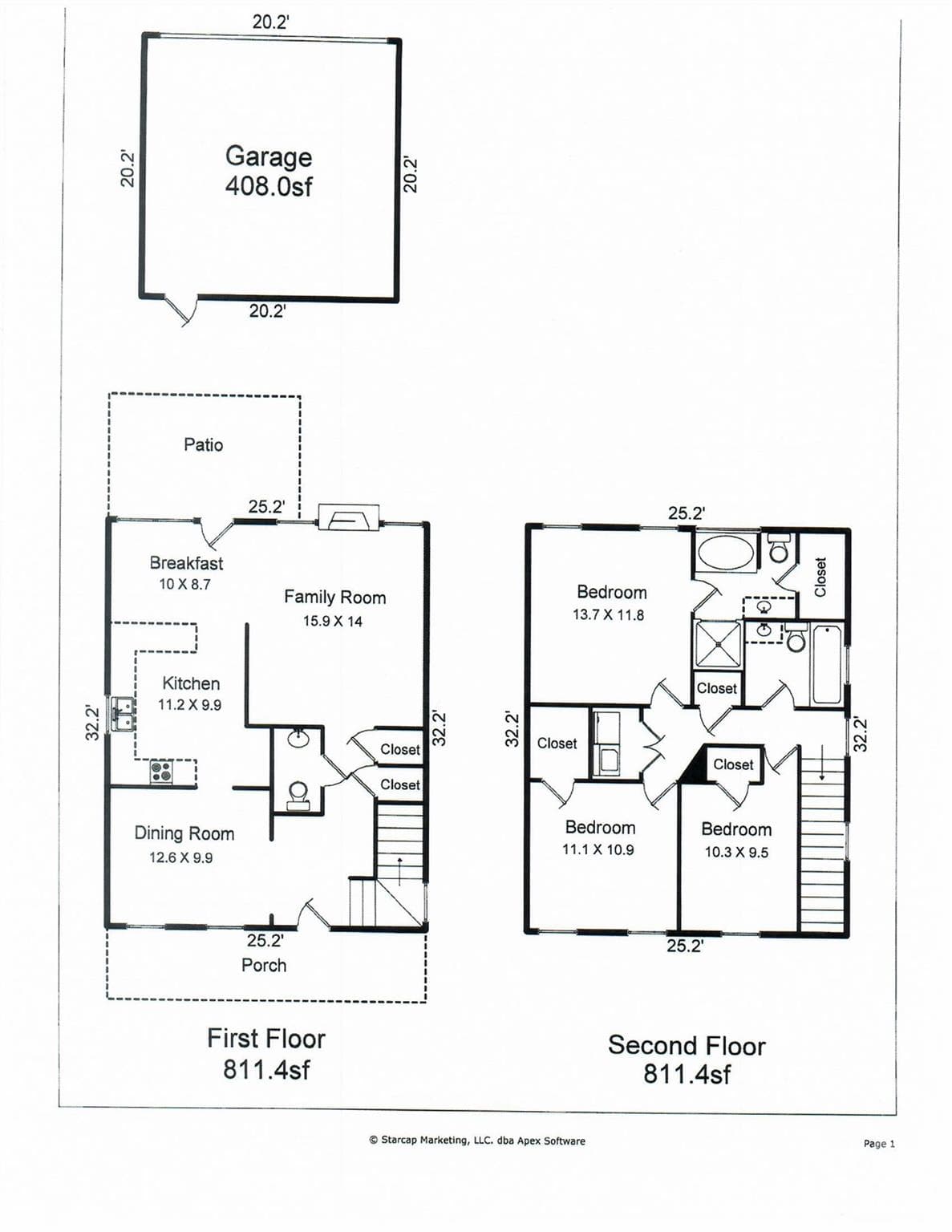 Floorplan - 15404 Crossing Gate Drive, Cornelius