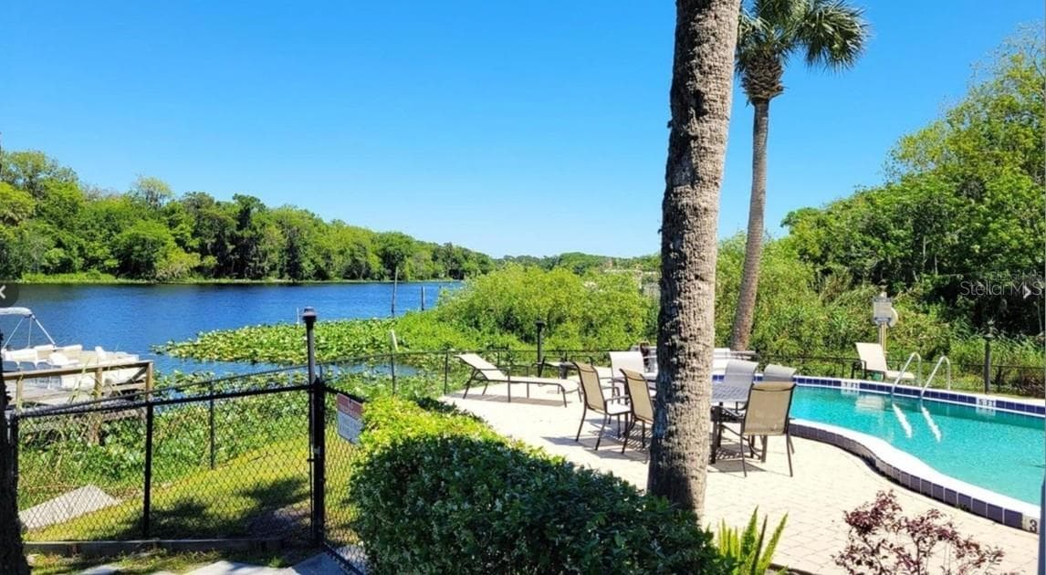 Pool side - 2329 RIVER RIDGE RD #13, DELAND