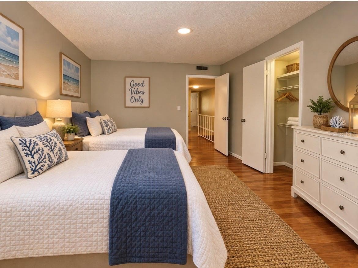 Virtual staged 2nd bedroom - 6073 AMBERLY TER #T13, ORLANDO