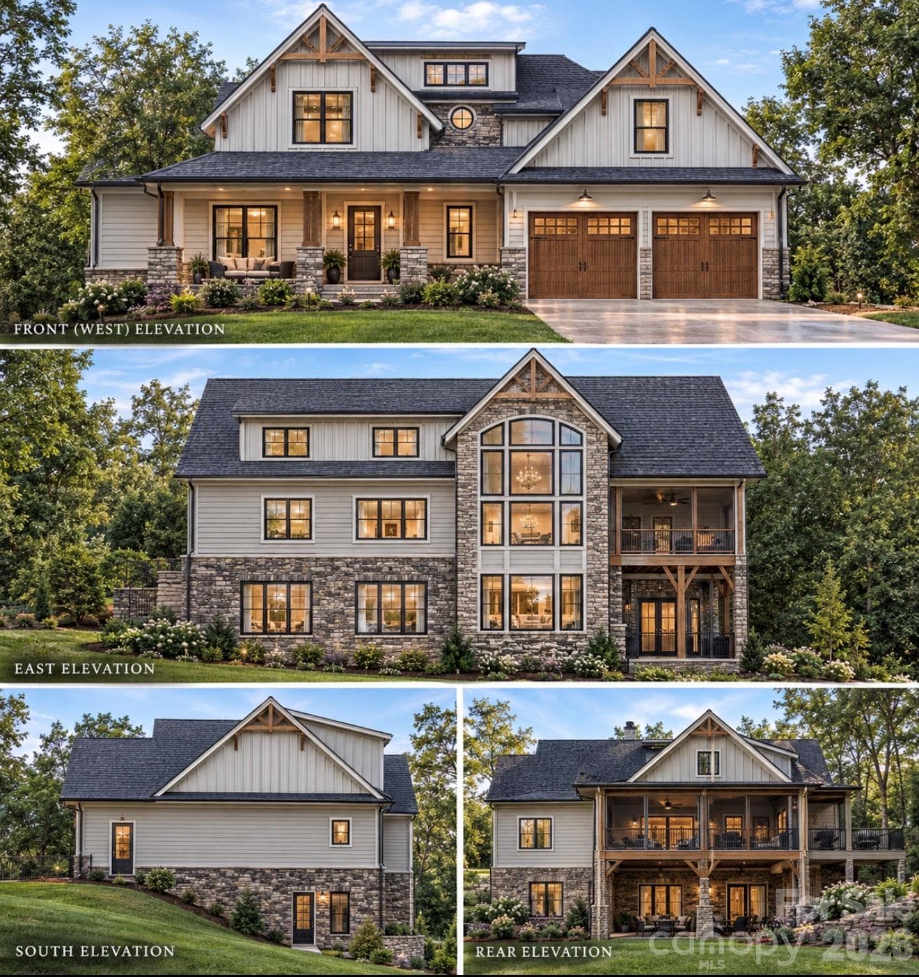 AI renderings of house plans - 6428 Huntington Lane, Conover