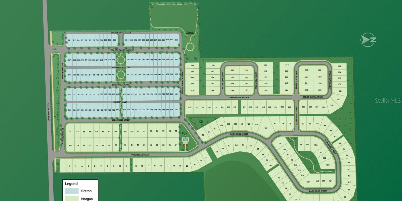 Overall community layout - 2789 ARBOR DUNE AVE, APOPKA