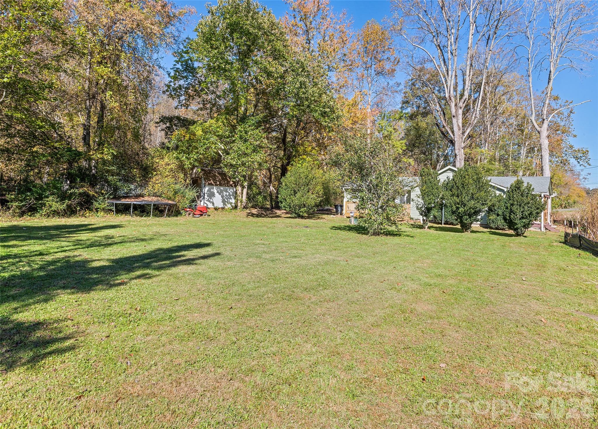 Level Back Yard - 179 Jonathan Creek Road, Waynesville