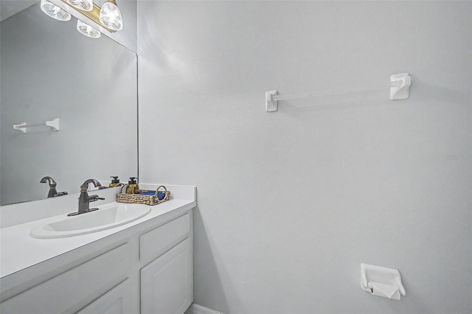 Downstairs Half Bath - 19266 FISHERMANS BEND DR, LUTZ