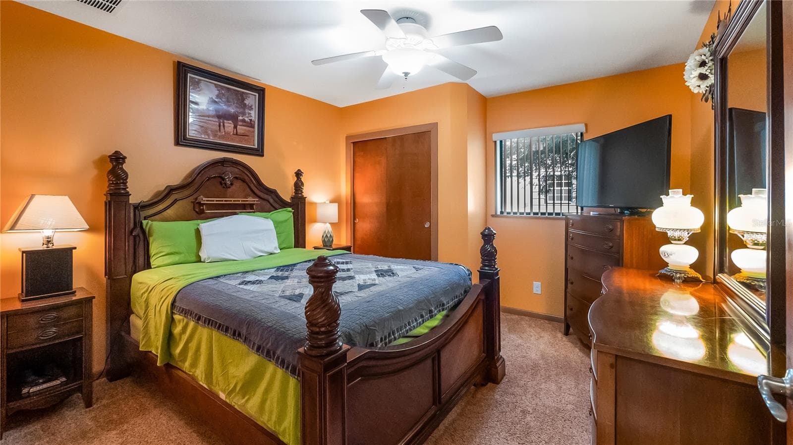 Guest bedroom on north side of main home - 1730 NITA PL, CLERMONT