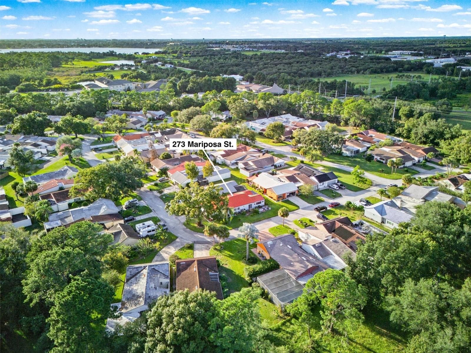 Aerial - 273 MARIPOSA ST, WINTER HAVEN