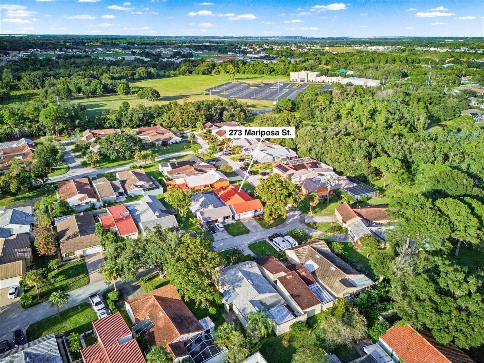 Aerial - 273 MARIPOSA ST, WINTER HAVEN
