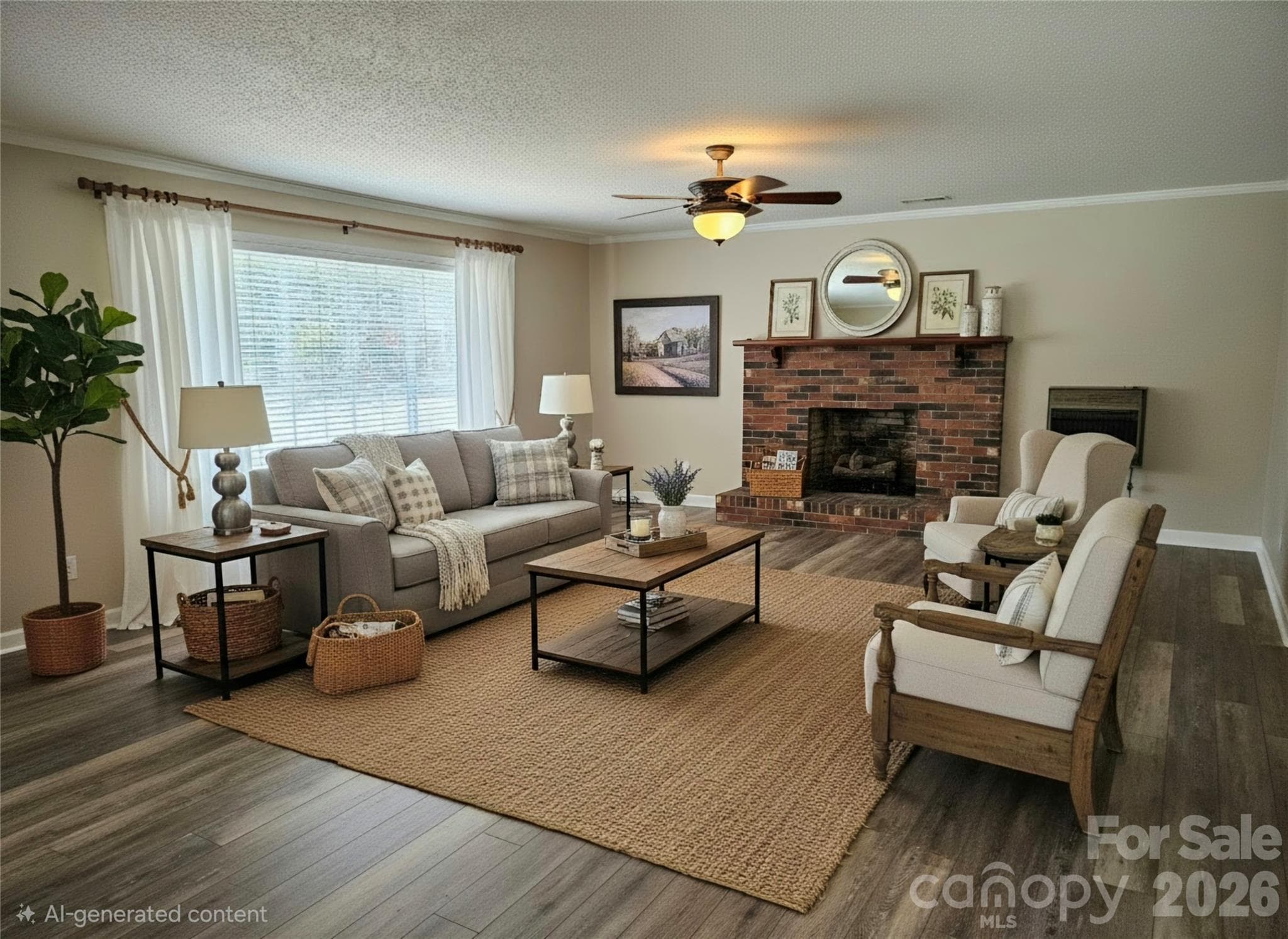 Virtually Staged representation - 112 Wendover Drive, Lincolnton