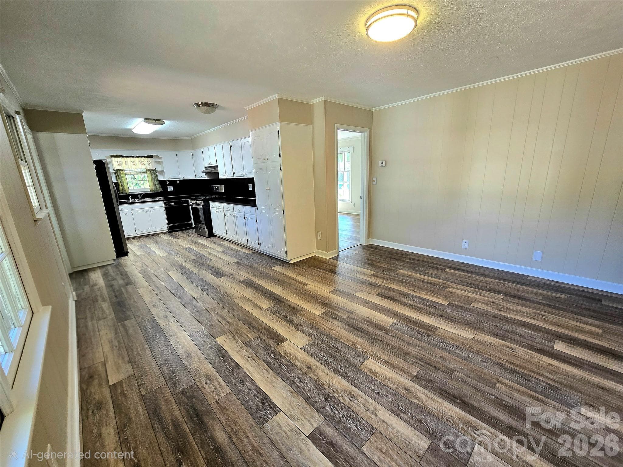 open space of kitchen and eat-in dining area - 112 Wendover Drive, Lincolnton