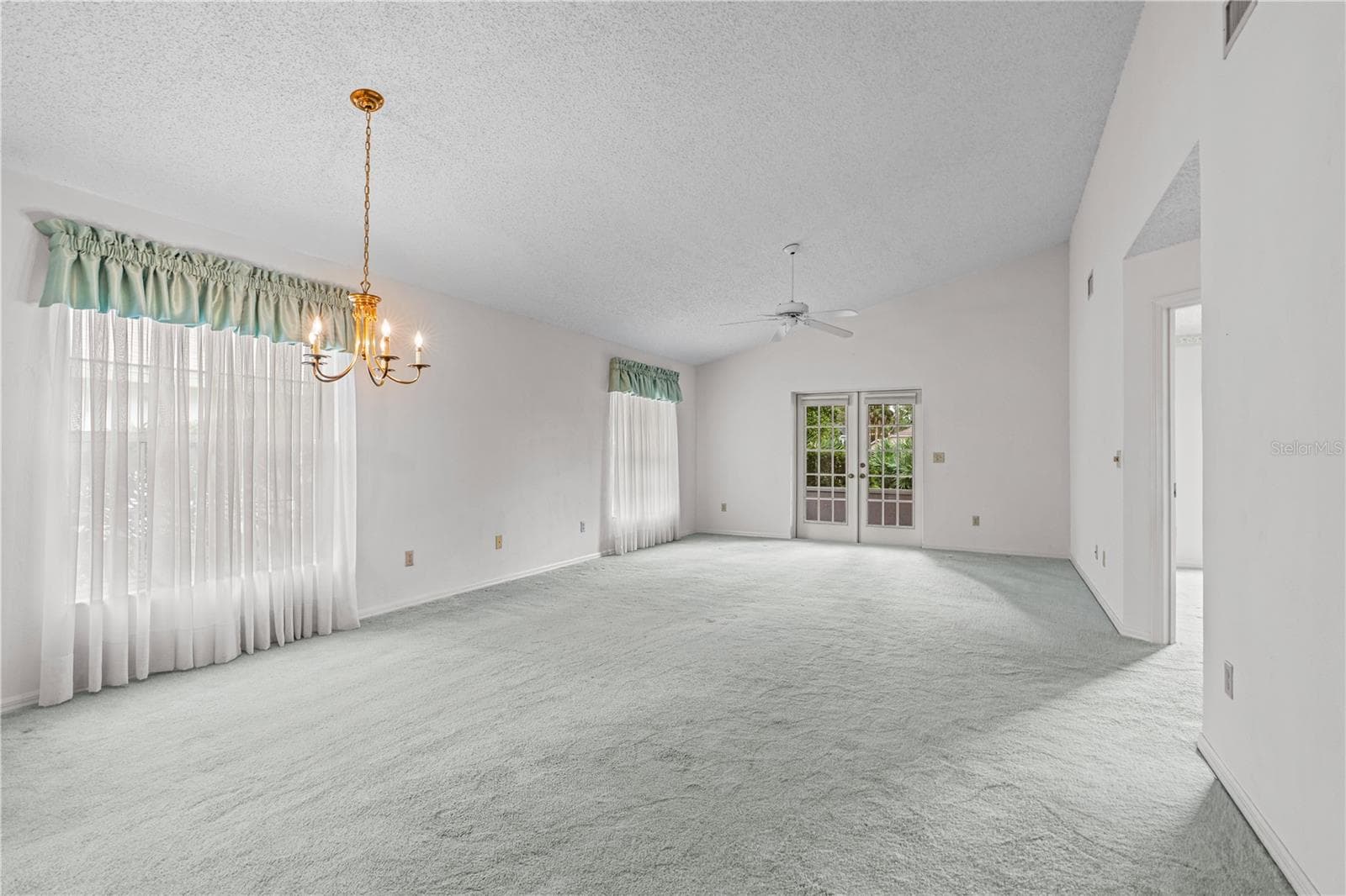 Open Dining & Living Area - 245 GLENBRIAR CIR, DAYTONA BEACH