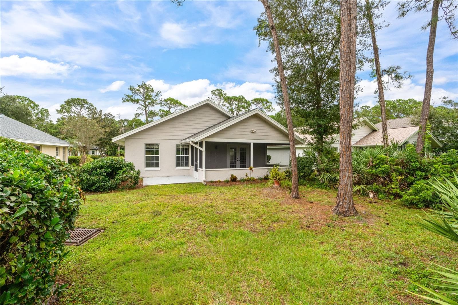 Rear Elevation - 245 GLENBRIAR CIR, DAYTONA BEACH