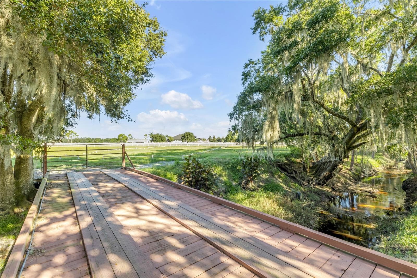 bridge over creek - 630 HAMMETT LN, NEW SMYRNA BEACH