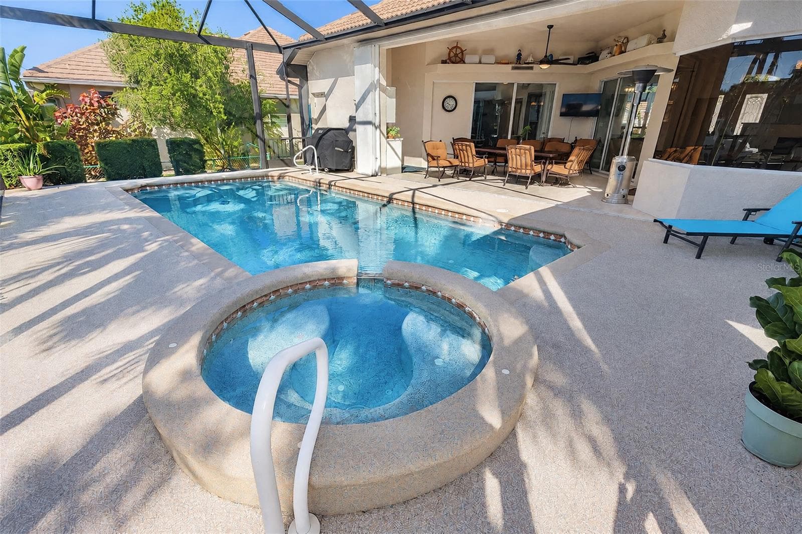 Pool and Spa - 1535 SUZI ST, PUNTA GORDA