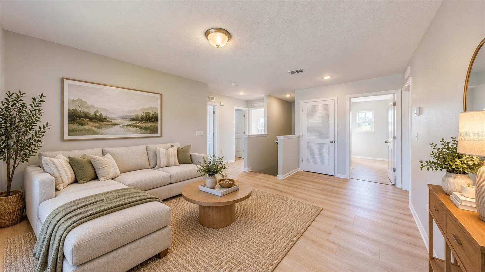 Virtually staged. Your Space, Your PossibilitiesMovie nights, game nights, or a quiet place to unwind. This versatile loft adds another dimension to everyday living. - 4 ROUND TREE DR, PALM COAST