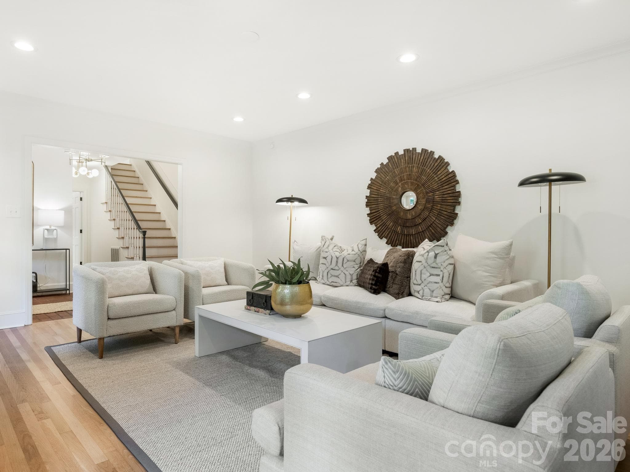 Living Room - 424 Whitestone Road, Charlotte