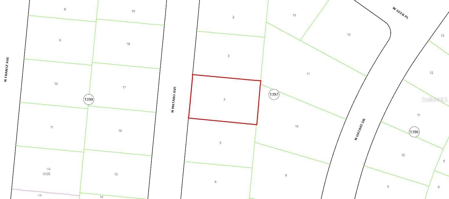 Land at 10845 N MATARO AVE, CITRUS SPRINGS, photo 2 of 2