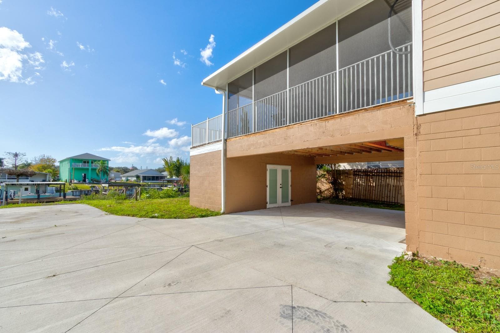 2 Car Carport View - 127 E ARIEL RD, OAK HILL