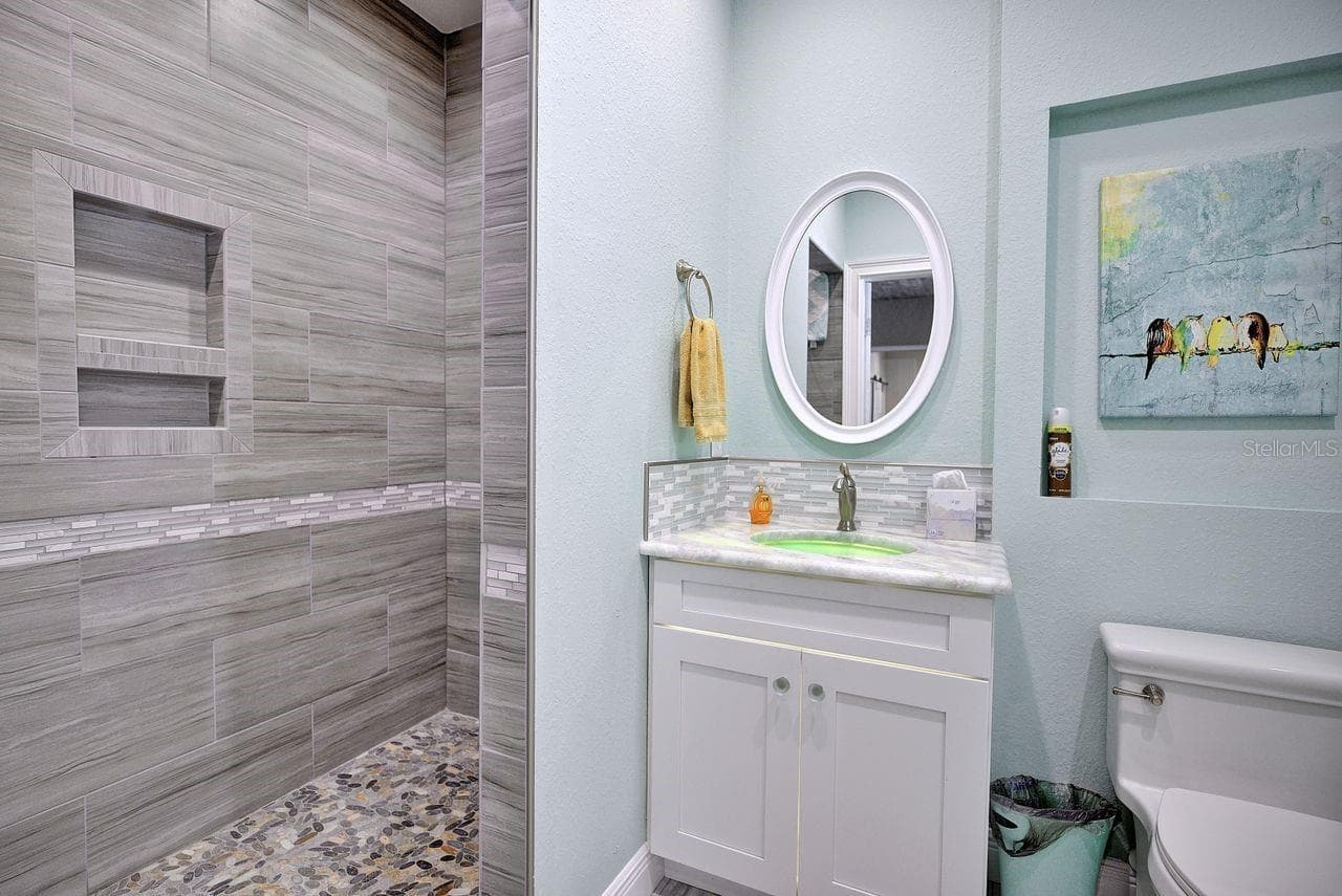 Outdoor full bathroom - 2851 VILLAGE GREEN CT, AVON PARK