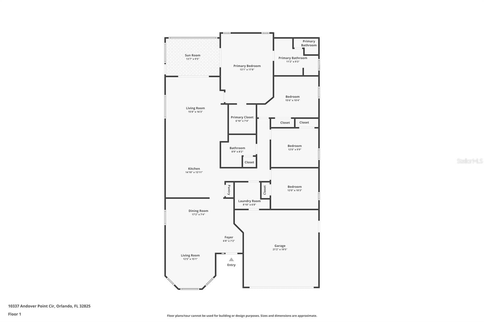 Floor plan - 10337 ANDOVER POINT CIR, ORLANDO