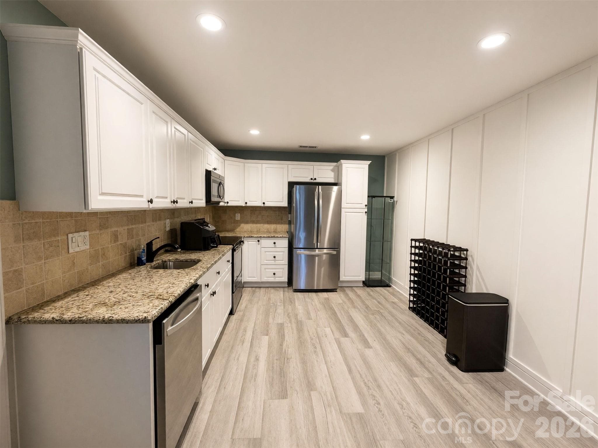 finished Basement kitchen shot 3 - 3125 Kennys Street, Pineville