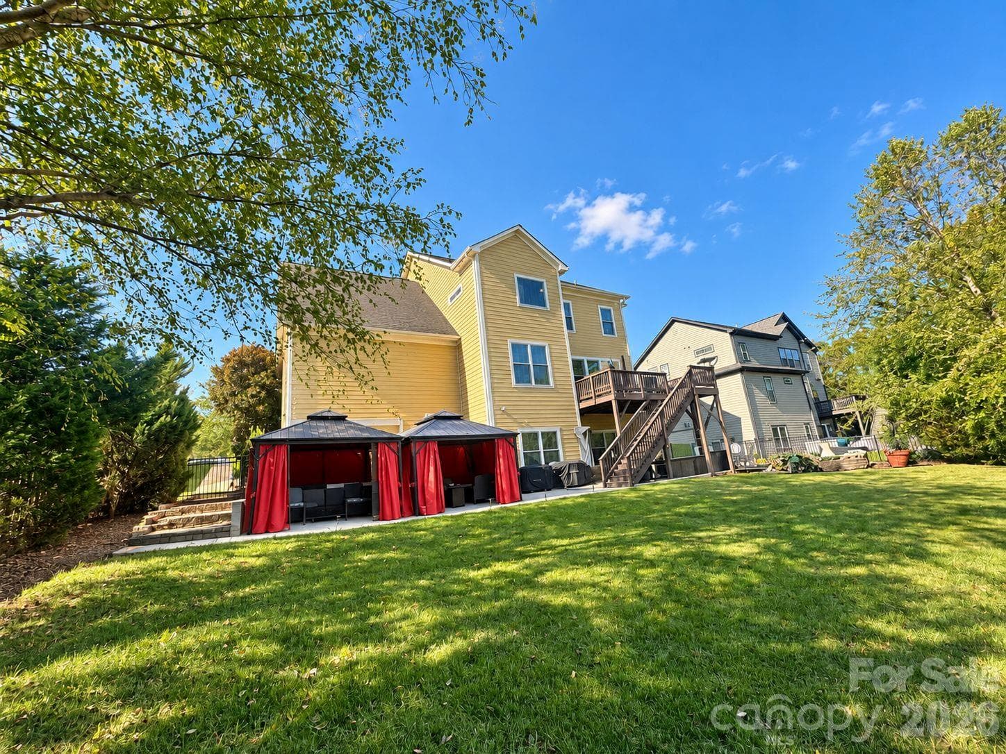 Backyard Shot facing the house - 3125 Kennys Street, Pineville