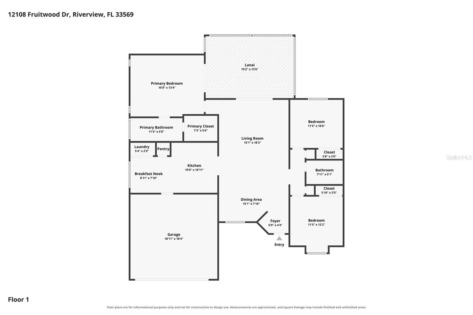 Single Family Residence at 12108 FRUITWOOD DR, RIVERVIEW, photo 42 of 42