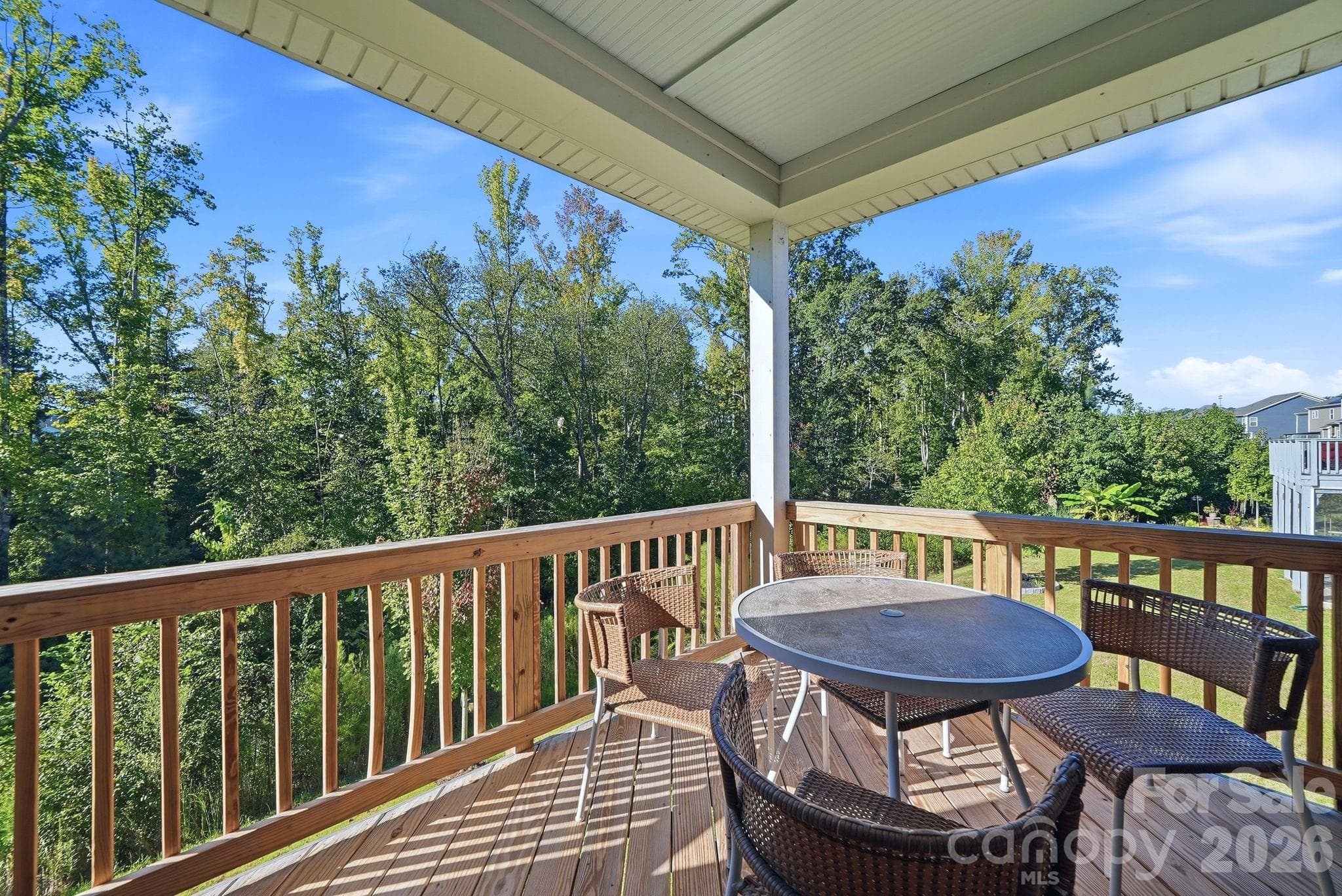 Main Level Balcony/Deck off dining area - 4603 Monument Valley Drive, Indian Land