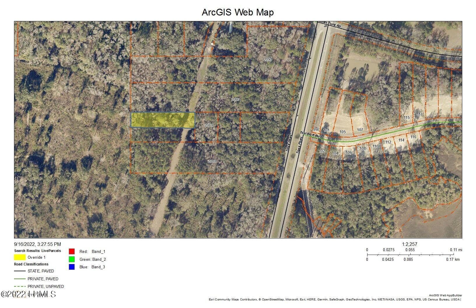 Satellite view pic - 2074 Trask Parkway, Seabrook, SC 29940, Seabrook