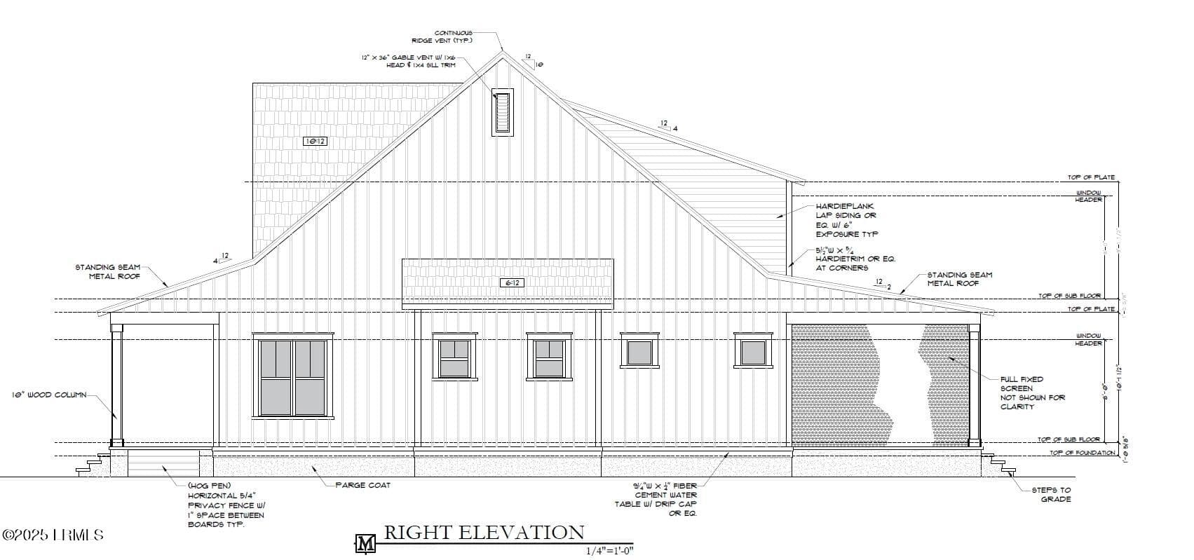 right elevation - 63 Woodland Ridge Circle, Beaufort, SC 29907