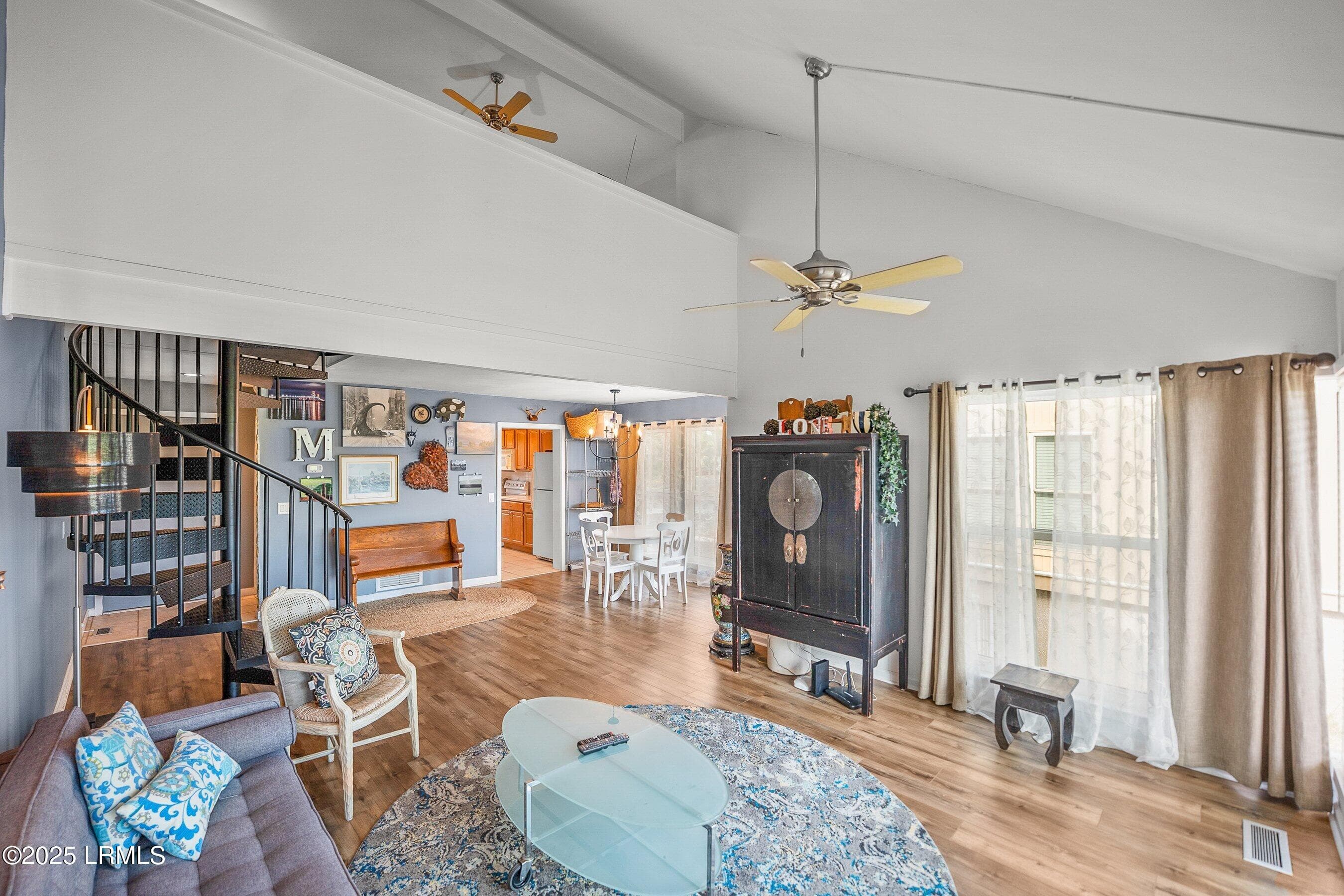 Vaulted ceiling - 229 Tennis Villa Circle 229, Fripp Island, SC 29920, Fripp Island