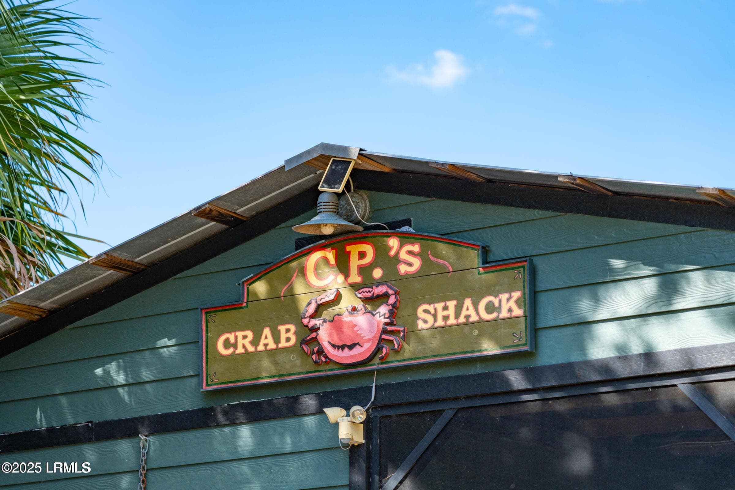 CP's Crab Shack - 4 Flyway Drive, Beaufort, SC 29907
