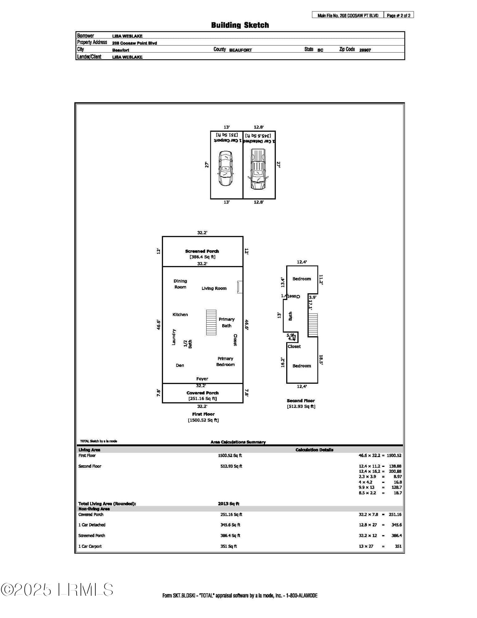 floor plan - 208 Coosaw Point Boulevard, Beaufort, SC 29907