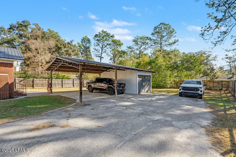 carport - 411 Willard Street, Hampton, SC 29924, Hampton